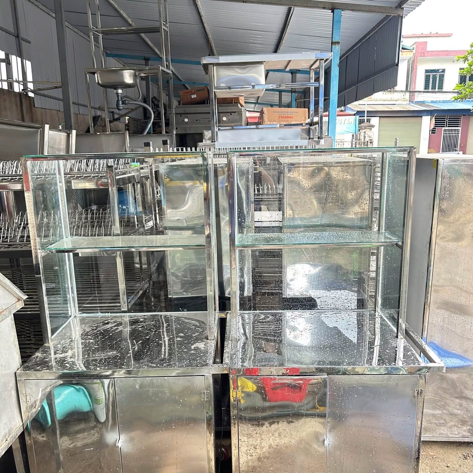 Kệ inox, giá kệ kho hàng thanh lý
